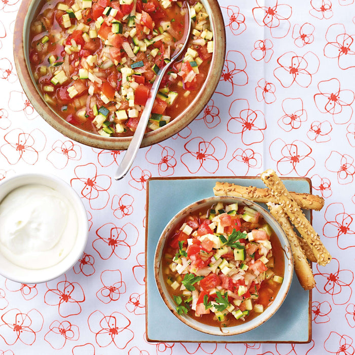Gazpacho mit Zucchini