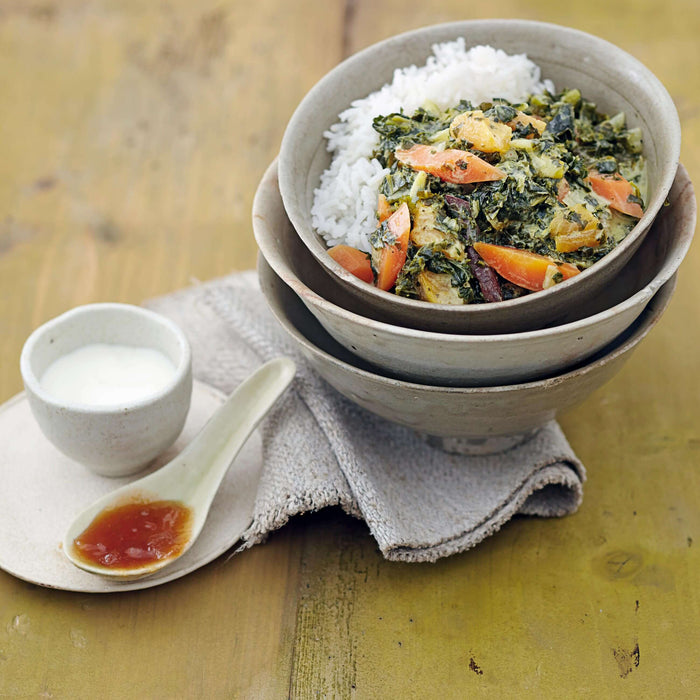 Grünkohlcurry mit Möhren
