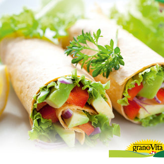 Tomaten-Avocado-Wrap