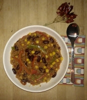 Vegetarischer Chili mit Grünkern