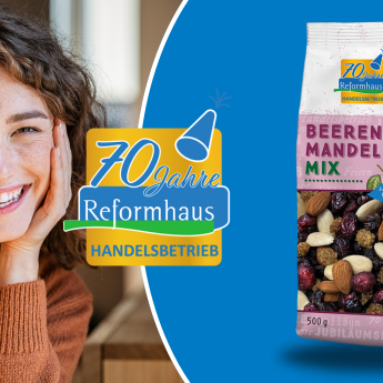 Feiern Sie mit! Beeren-Mandel-Mix im Juni 