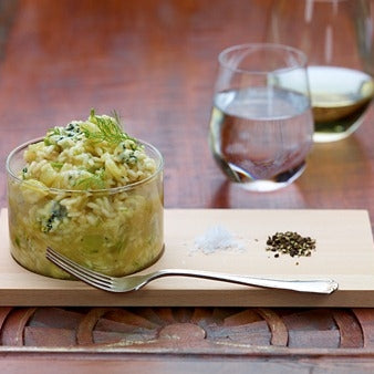 Fenchelrisotto mit Gorgonzola