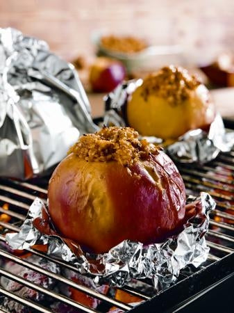 Grilläpfel mit Kokos