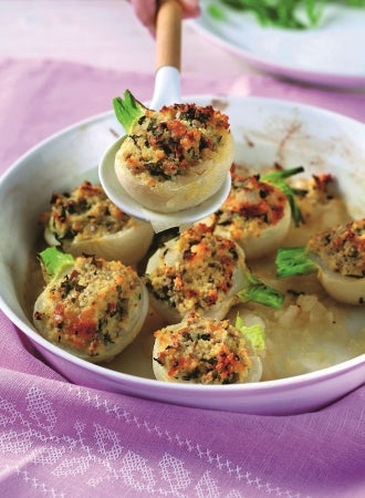 Gefüllte Mairübchen mit Couscous