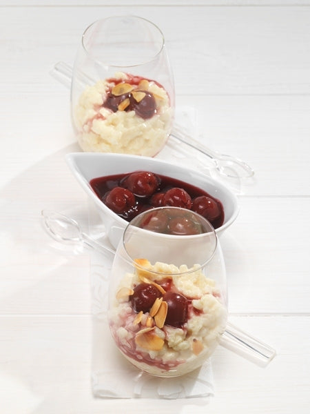 Milchreis mit Kirschsauce