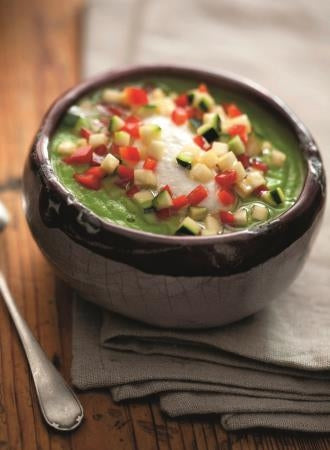 Orangen-Avocado-Süppchen