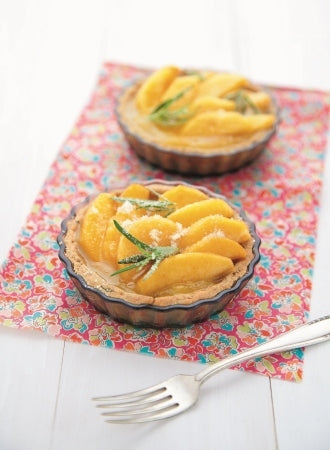 Pfirsich-Rosmarin-Tarteletts