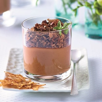 Schoko-Lebkuchen-Pannacotta