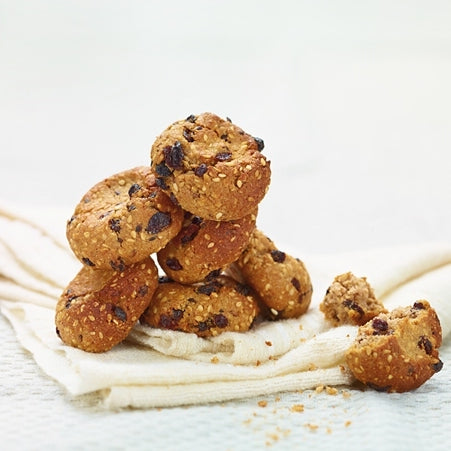 Sesam-Hirse-Plätzchen