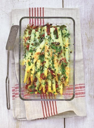 Spargel-Gratin