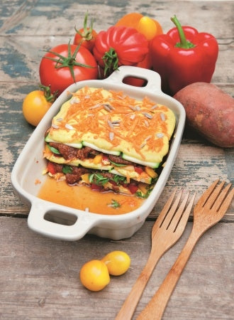 Specialita della Casa Lasagne mit Zucchini und Süßkartoffeln