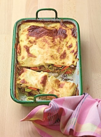 Steinpilz-Schwarzwurzel-Lasagne