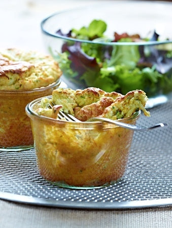 Zucchini-Käse-Soufflé
