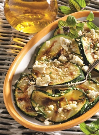 Zucchinisalat mit Feta