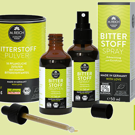 Bitterstoffprodukte von M. Reich – "Made with love"