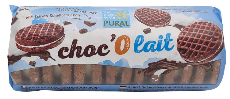 Pural, Choc'O lait bio 85g