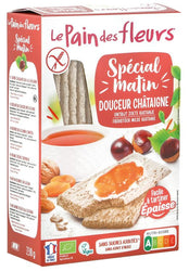 Blumenbrot - Dickeres Knusperbrot Kastanien bio 230g