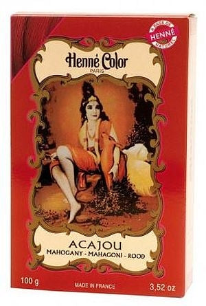 Henné Color Paris - Henna Pulver Mahagoni, 100g