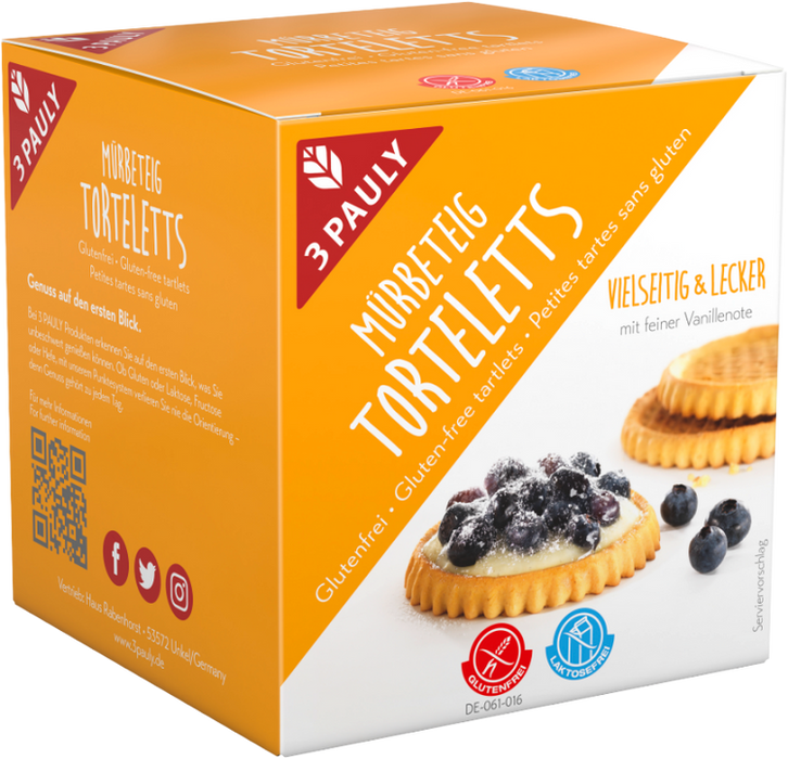 3-Pauly - Mürbeteig Torteletts 150g