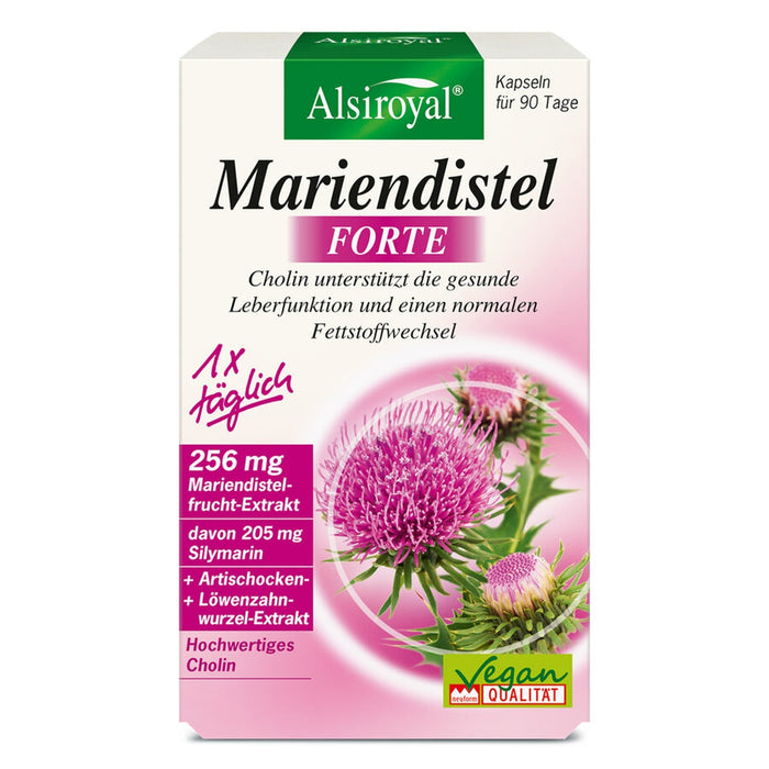 Alsiroyal - Mariendistel Forte Kapseln, 90 Kaps