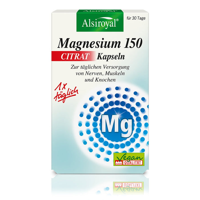 Alsiroyal - Magnesium 150 Citrat Kapseln 30 Stk.