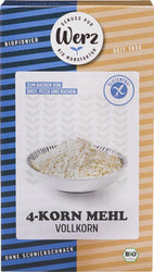 Werz - 4-Korn Mehl, glutenfrei bio 1000g