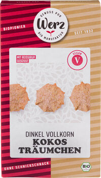 Werz - Kokos Träumchen, Dinkel Vollkorn, bio, 110g