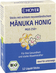 HOYER - Manukahonig Liquid-Sticks MGO 250+, 12St