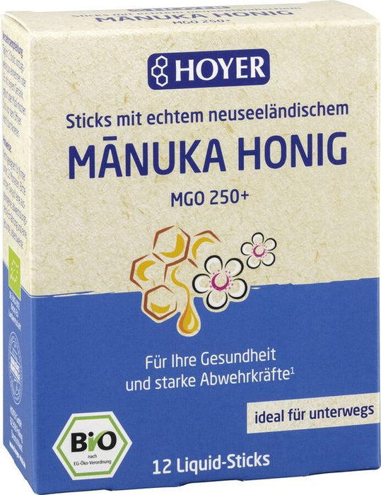 HOYER - Manukahonig Liquid-Sticks MGO 250+, 12St