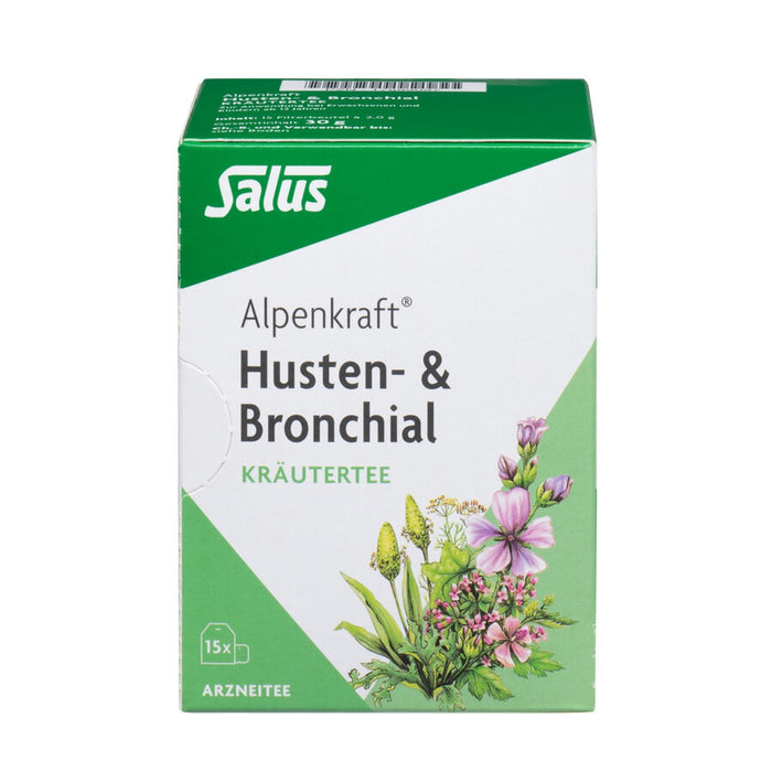 Salus - Alpenkraft Husten- & Bronchial Kräutertee 15FB, 30g