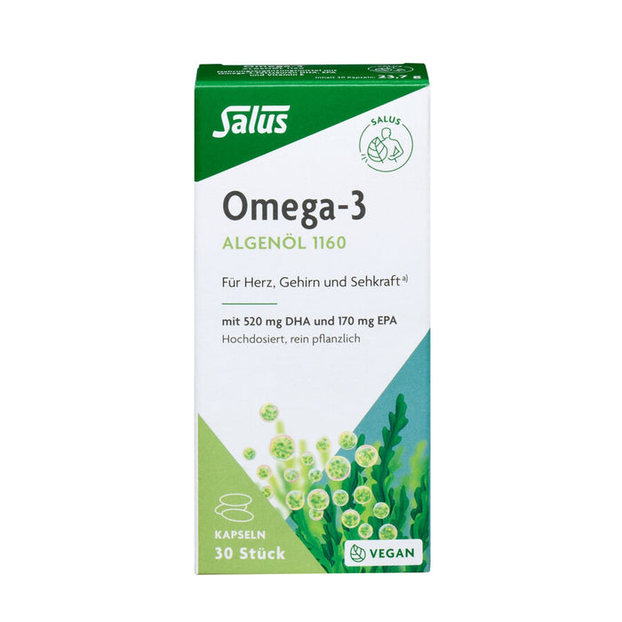 Salus - Omega-3 Algenöl 1160 30 Kps., 24g