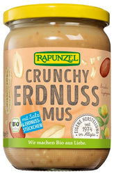 Rapunzel - Erdnussmus Crunchy mit Salz bio 500g