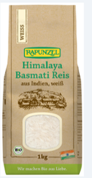 Rapunzel - Himalya Basmati Reis weiß, bio, 1000g
