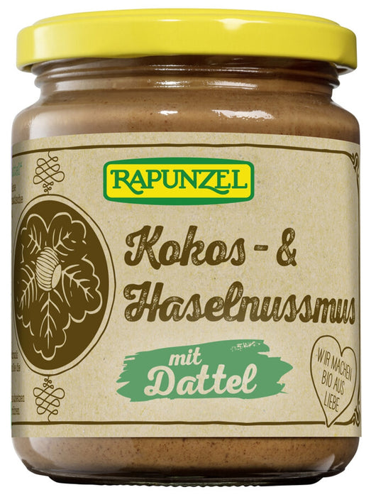Rapunzel - Kokos & Haselnussmus mit Dattel bio, 250g