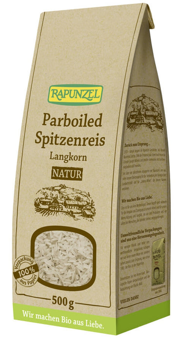 Rapunzel - Parboiled Spitzenreis Langkorn Natur Vollkorn bio, 500g