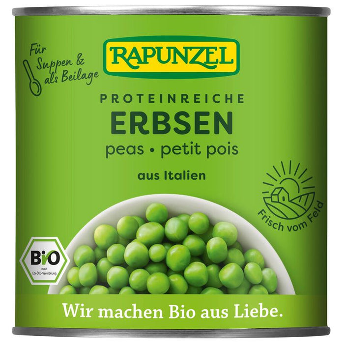 Rapunzel - Erbsen in der Dose, bio 340g