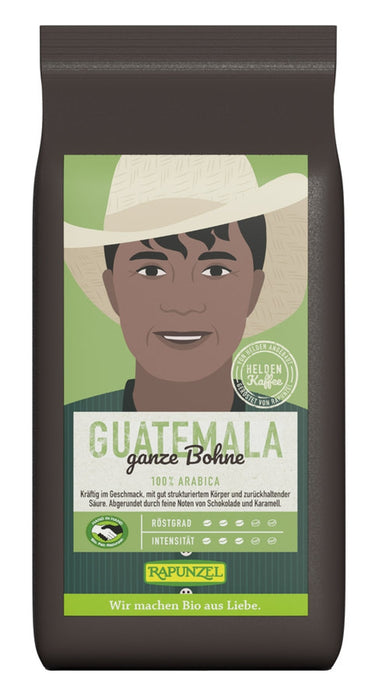 Rapunzel - Heldenkaffee Guatemala ganze Bohne, bio 250g