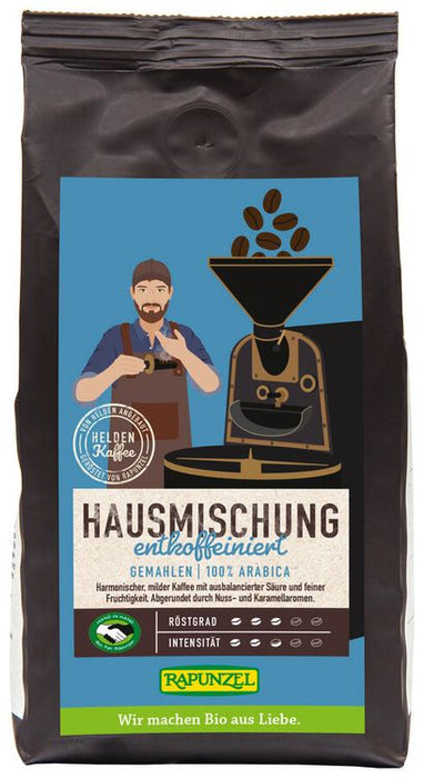 Rapunzel - Heldenkaffee Hausmischung entkoffeiniert, gemahl, 250g
