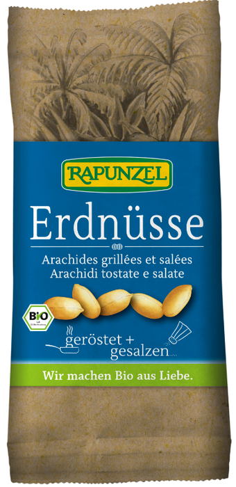Rapunzel - Erdnüsse geröstet, gesalzen, 75g