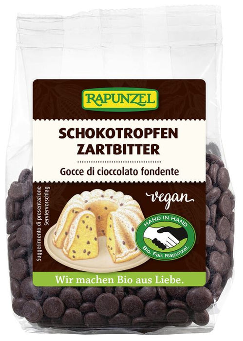 Rapunzel - Schokotropfen Zartbitter HIH, 100g