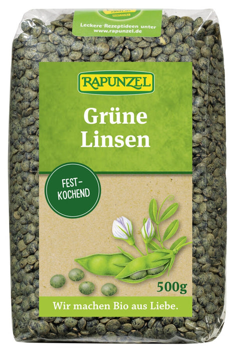 Rapunzel - Linsen grün, 500g