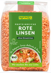 Rapunzel - Linsen rot, 500g