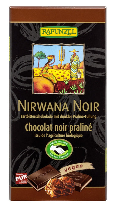 Rapunzel - Nirwana Noir 55% mit dunkler Praliné-Füllung bio, 100g