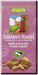 Rapunzel - Vollmilch Schokolade Gebrannte Mandel HIH, 100g