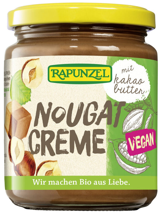 Rapunzel - Nougat-Creme mit Kakaobutter bio, 250g