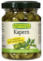 Rapunzel - Kapern in Olivenöl, 120g