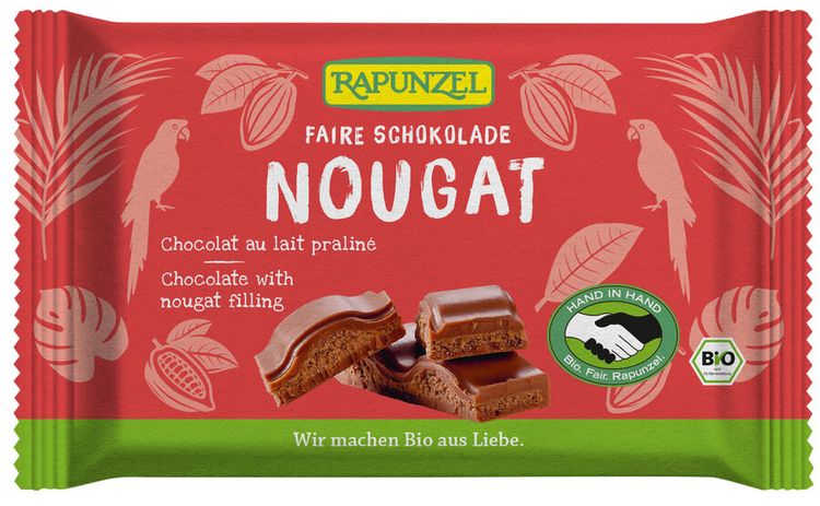 Rapunzel - Nougat Schokolade HIH 100g