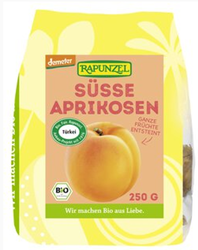 Rapunzel - Ganze Aprikosen süß bio, 250g