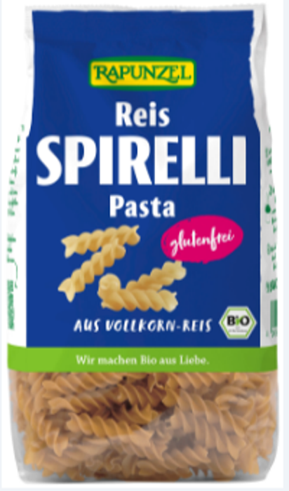 Rapunzel - Reis-Spirelli Vollkorn glutenfrei bio, 250g