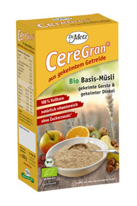 Dr. Metz - CereGran Basis Müsli aus gekeimten Getreide, bio, 500g